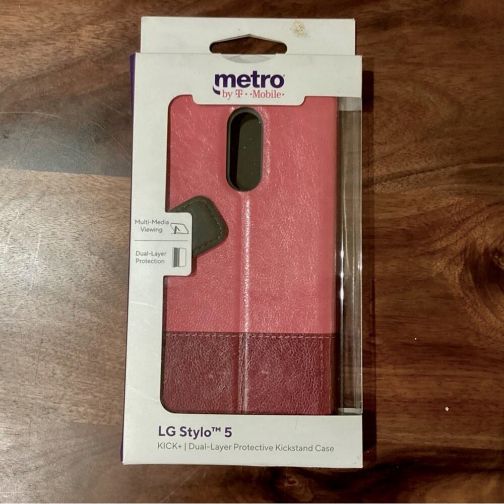 LG Stylo 5 Kick+ Dual Layer Protective Kickstand Case